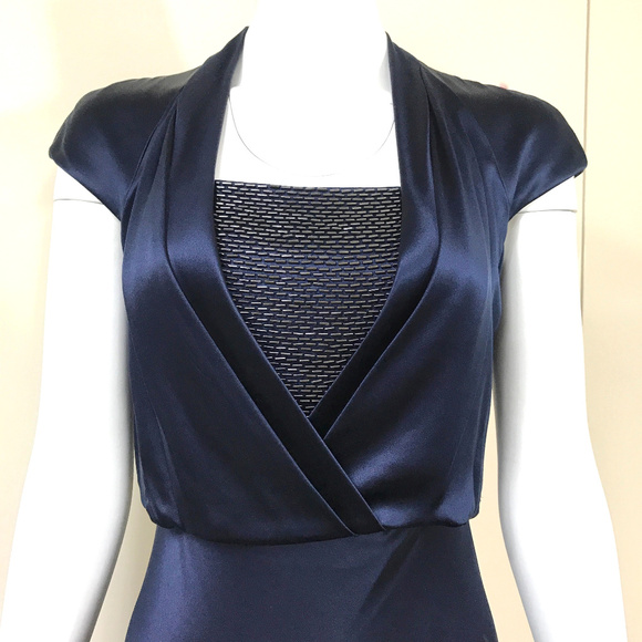 Carmen Marc Valvo Infusion Silk Prom/Formal Dress - Picture 7 of 9